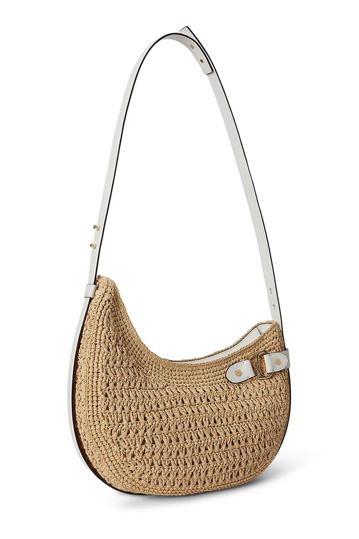 Dodatki Lauren Ralph Lauren crossbody torbica ženski 431P10502 bež