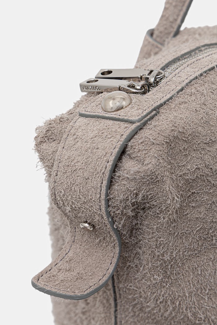 Semišová kabelka MAX&Co. MCASAMBAG sivá 2616511026200
