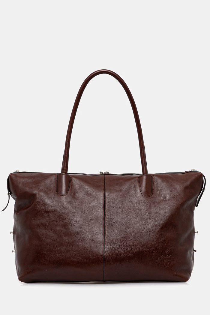 Kožená kabelka MAX&Co. MCASAMBAG1 přírodní kůže hnědá 2616511066200