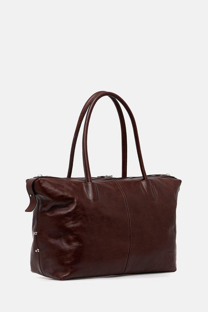 Kožená kabelka MAX&Co. MCASAMBAG1 2616511066200 hnědá SS26
