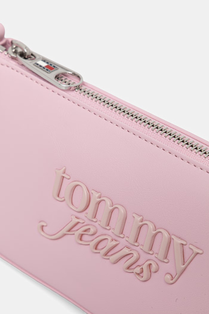 Tommy Jeans kabelka dámska z imitácie kože ružová AW0AW18449
