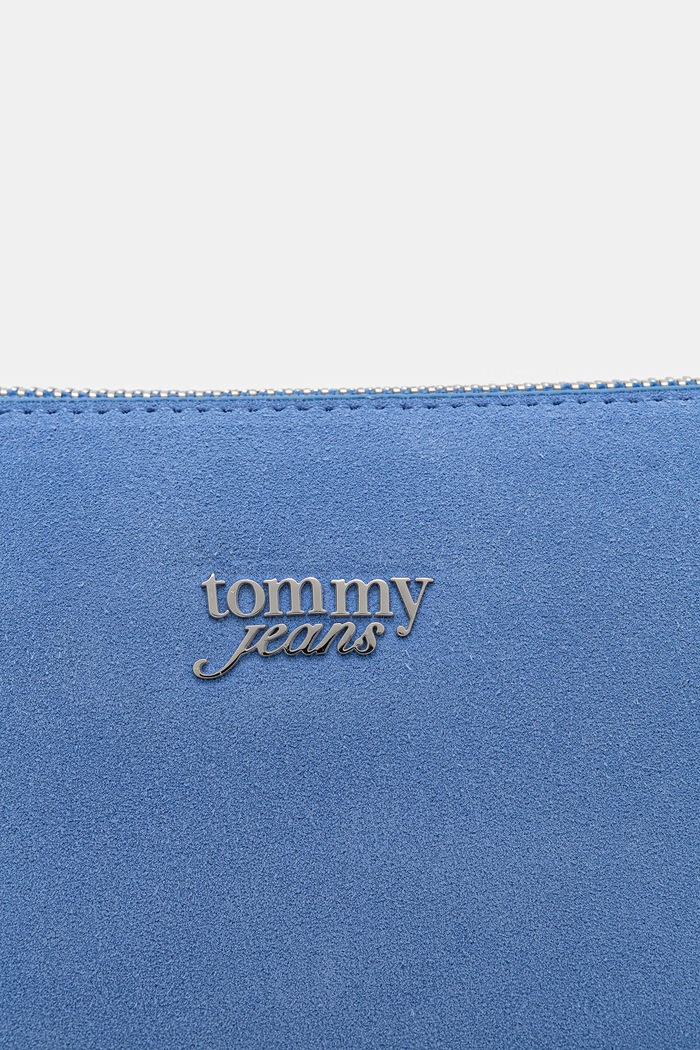 Tommy Jeans geantă pentru femei cu imitație de piele întoarsă albastru AW0AW18454