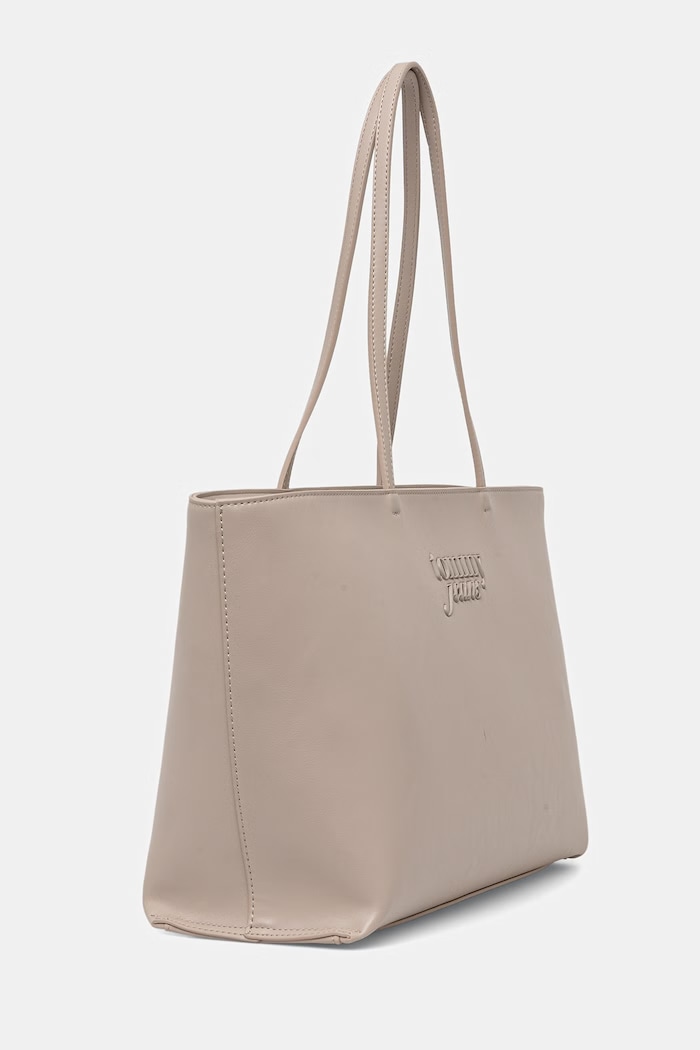 Tommy Jeans geantă shopper pentru femei AW0AW18455 bej SS26