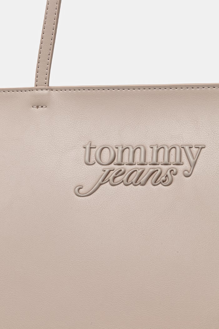 Tommy Jeans geantă shopper pentru femei bej AW0AW18455