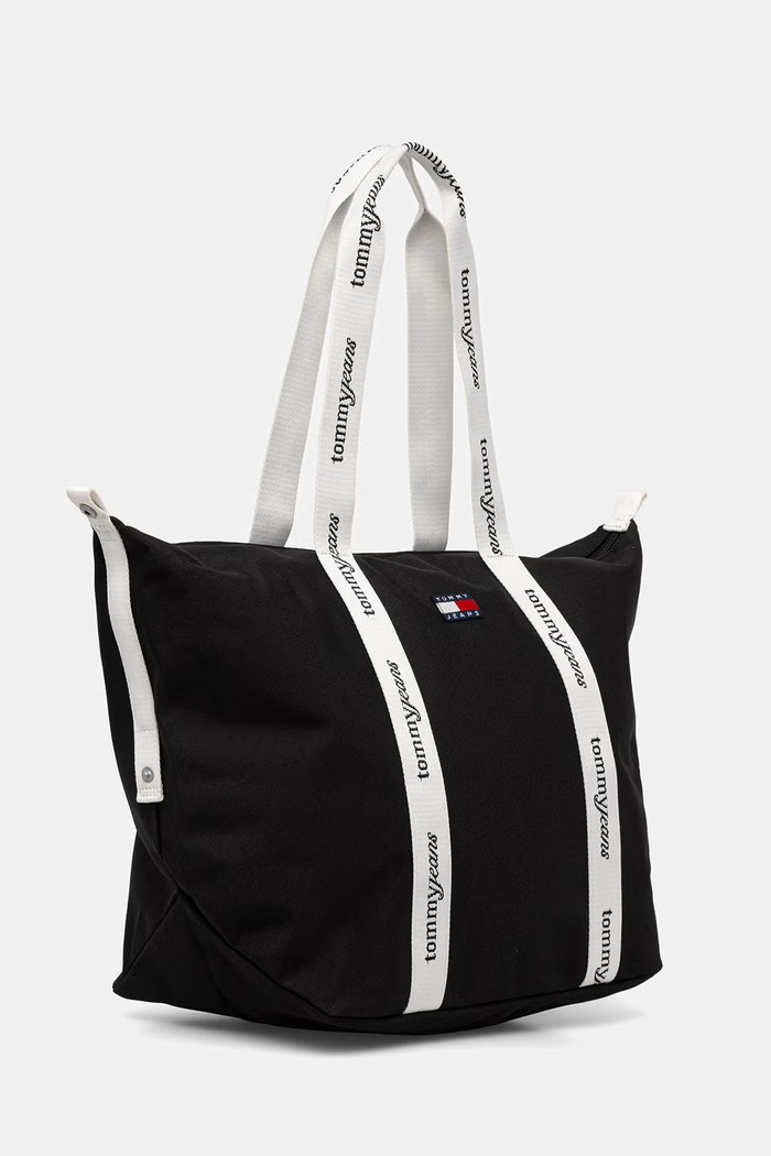Tommy Jeans torebka tote damska AW0AW18461 czarny SS26