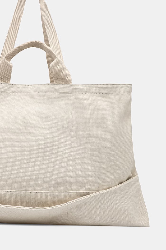 Doplňky Tommy Jeans tote taška dámská AW0AW18466 béžová