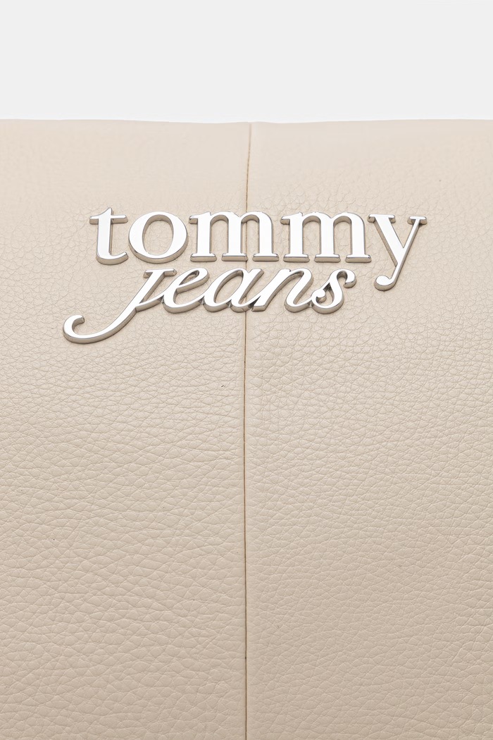 Tommy Jeans μικρή τσάντα Γυναικεία από απομίμηση δέρματος μπεζ AW0AW18472