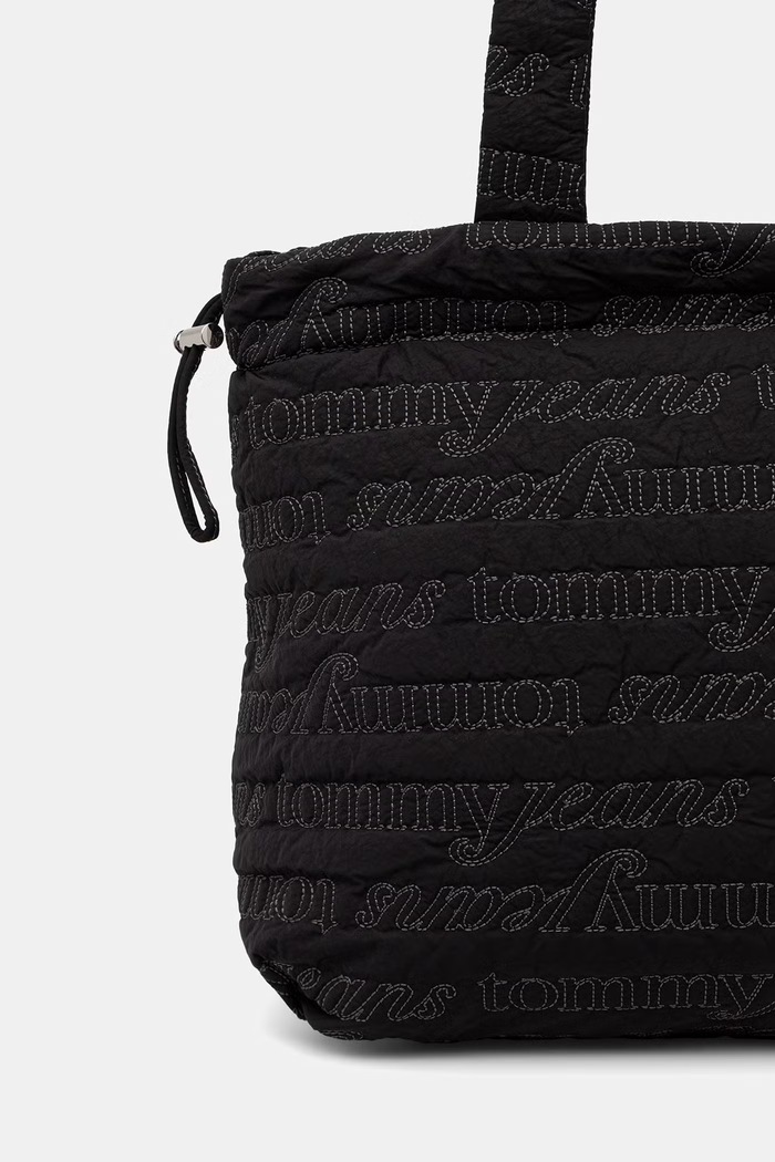 Doplnky Tommy Jeans kabelka typu shopper dámska AW0AW18649 čierna