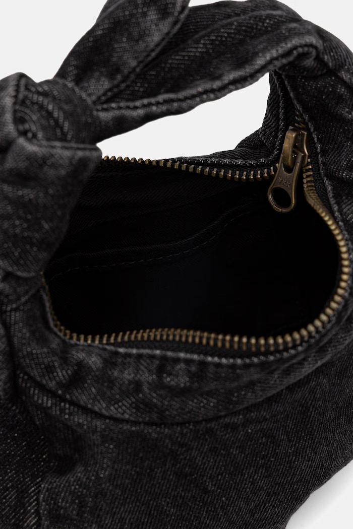 Τζιν τσάντα Levi's BABY BROOKLYN W/ KNOT 005FD μαύρο