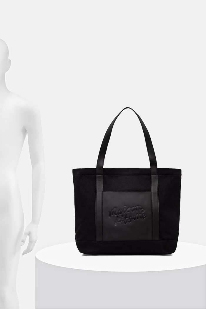 Maison Kitsuné сумка tote для женщин из хлопка QU05106WB0026