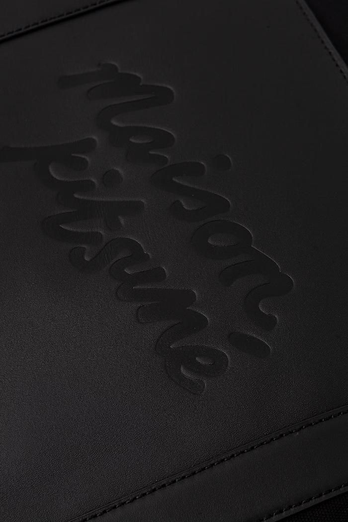 Maison Kitsuné сумка tote для женщин из хлопка чёрный QU05106WB0026