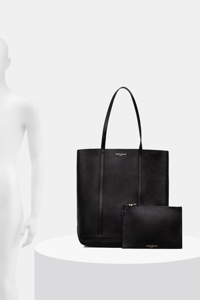 Maison Kitsuné Tote bag Women's leather QU05101LC0045