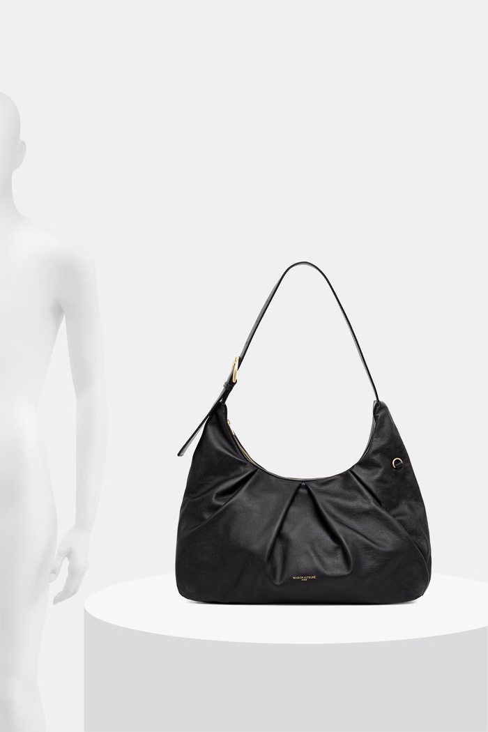 Maison Kitsuné Bloom kabelka dámska kožená QU05103LR0058