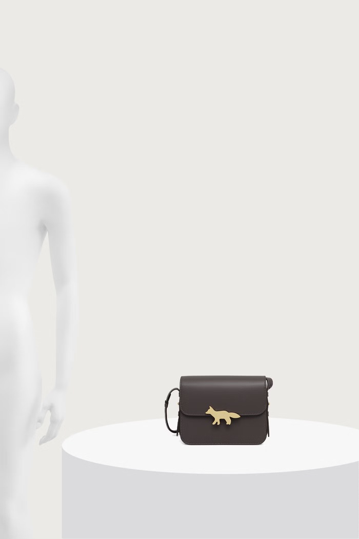 Maison Kitsuné Edie torebka crossbody damska skórzana QU05170LR0001