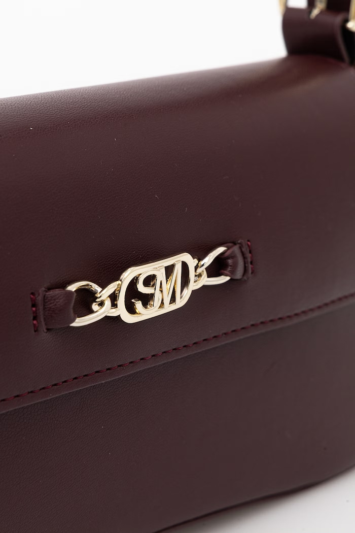 Steve Madden geantă baguette pentru femei, cu imitație de piele Balicent burgundia SM13002287