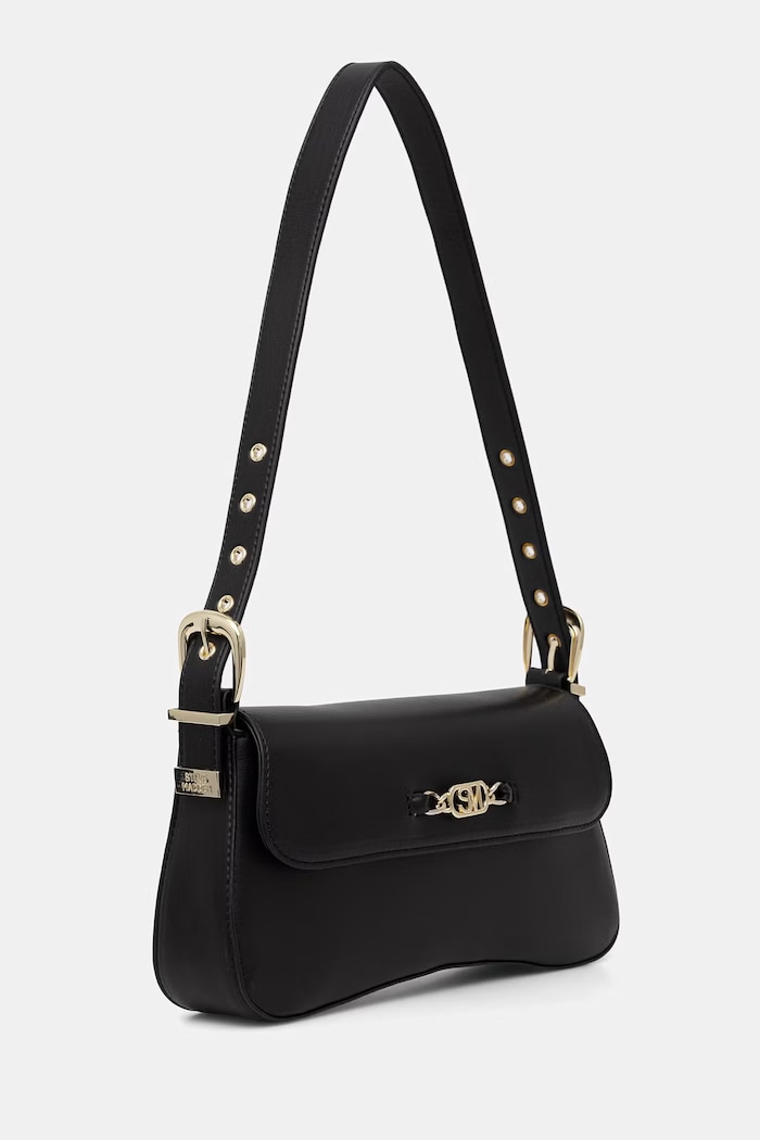 Steve Madden geantă baguette pentru femei, cu imitație de piele Balicent SM13002287 negru SS26
