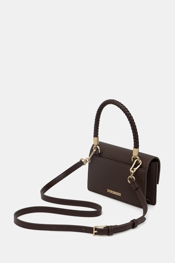 Doplnky Steve Madden dámska crossbody kabelka Bnesta SM13002275 hnedá