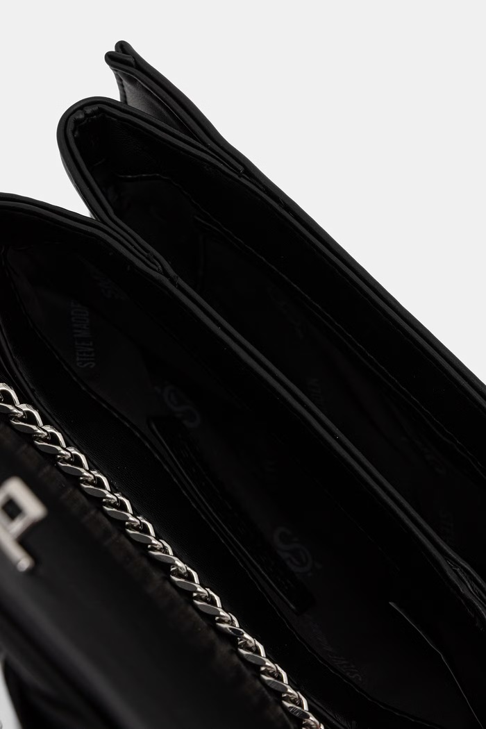 Steve Madden crossbody kabelka dámska z imitácie kože Bsass SM13002289 čierna