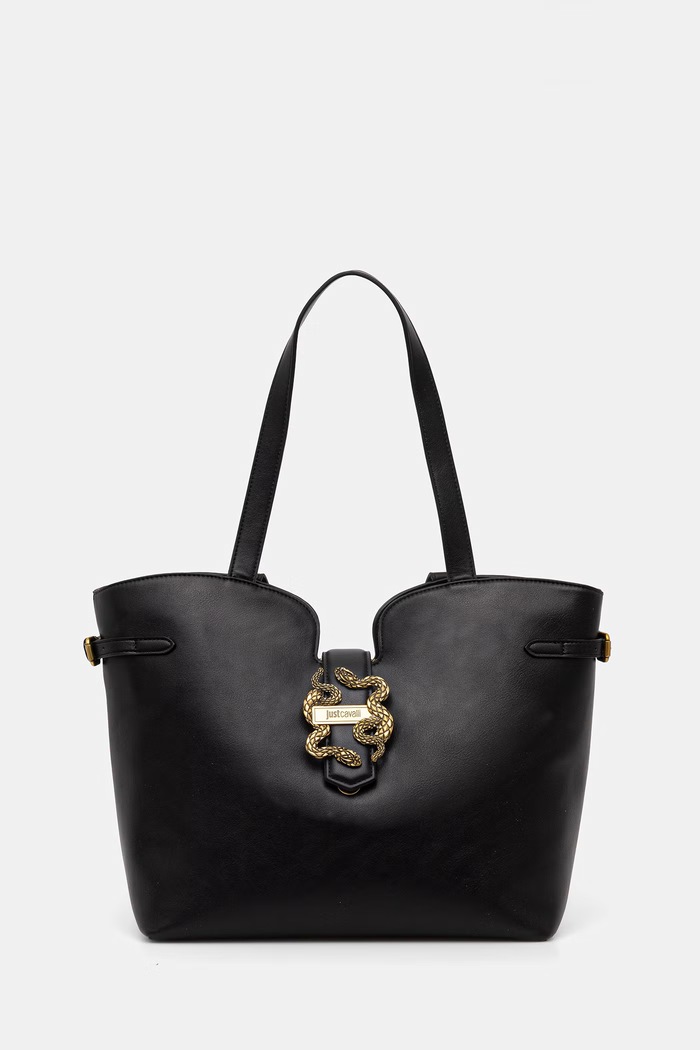 Just Cavalli τσάντα shopper γυναικεία μαύρο 80RA4BA4.ZSA89