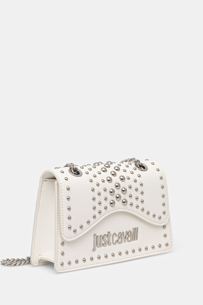 Just Cavalli kabelka dámska z imitácie kože 80RA4BP1.ZSD95 biela SS26