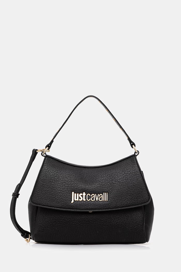 Kabelka Just Cavalli imitácia kože čierna 80RA4BU2.ZSB81