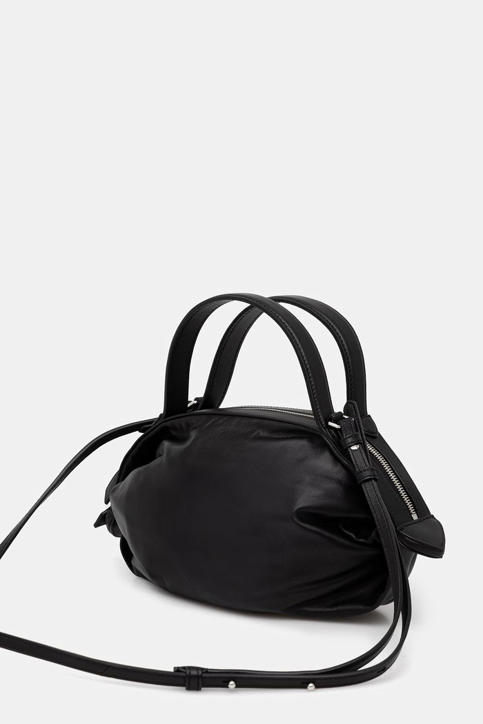 Аксесоари Kenzo Crossbody bag чанта тип кроасан дамска от кожа FG52SA916L01 черен