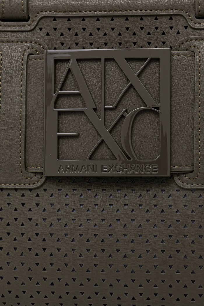 Doplnky Armani Exchange Crossbody kabelka dámska z imitácie kože XW000392.AF22626 zelená