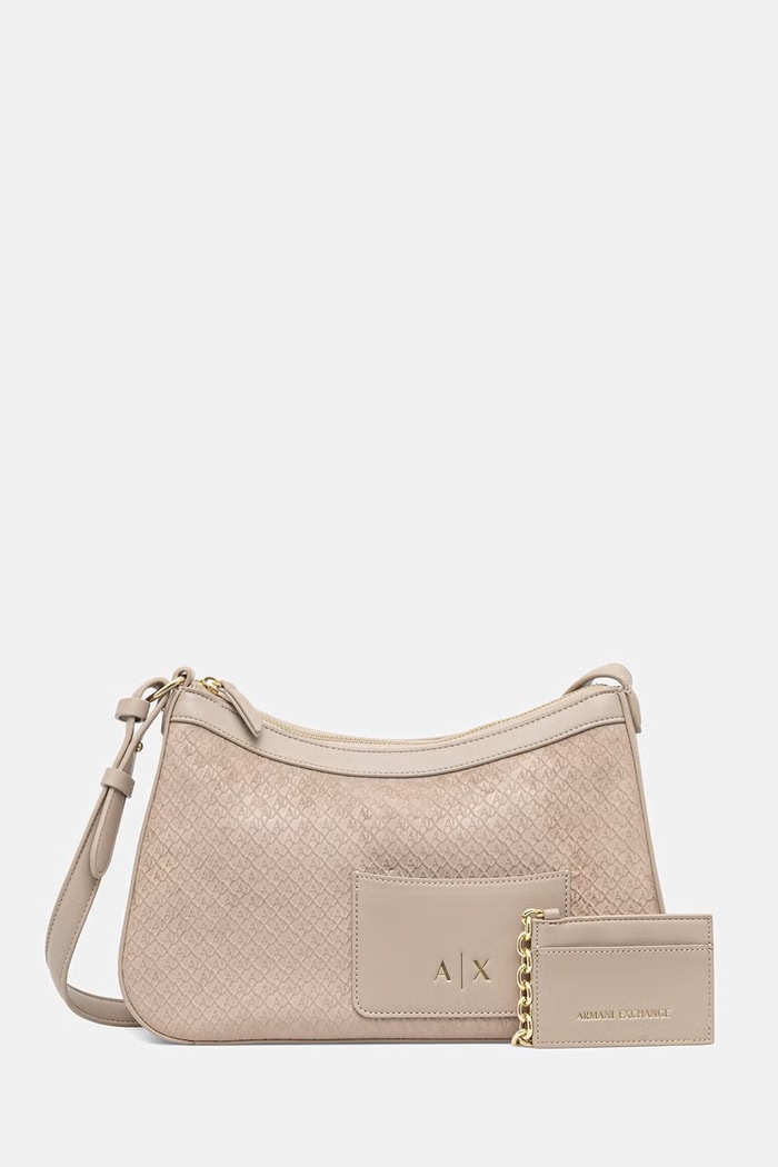 Armani Exchange dámska bagetová kabelka béžová XW001213.AF22645
