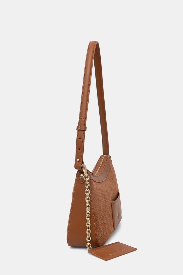 Armani Exchange dámska bagetová kabelka XW001213.AF22645 hnedá SS26