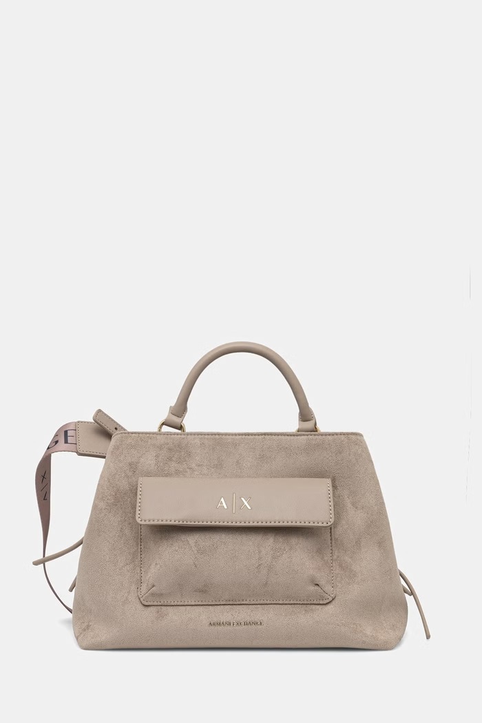 Armani Exchange geantă crossbody pentru femei bej XW001545.AF22630