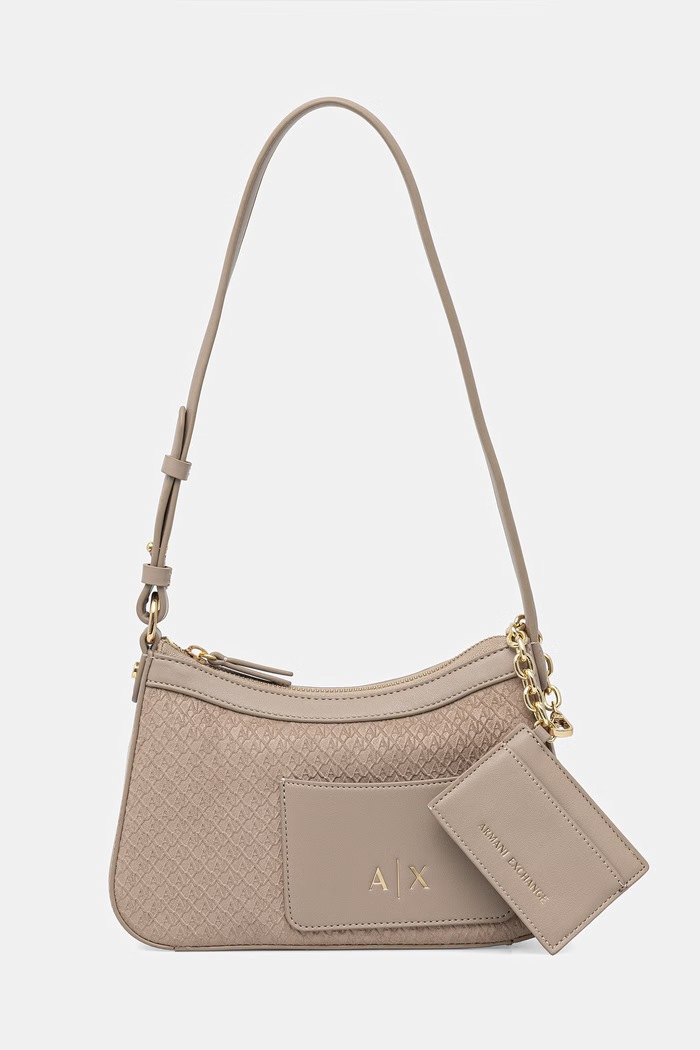 Kabelka Armani Exchange vzorovaný béžová XW001571.AF22645