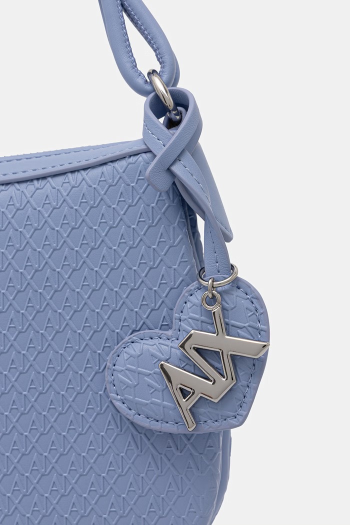 Armani Exchange kabelka dámska z imitácie kože modrá XW002228.AF22632