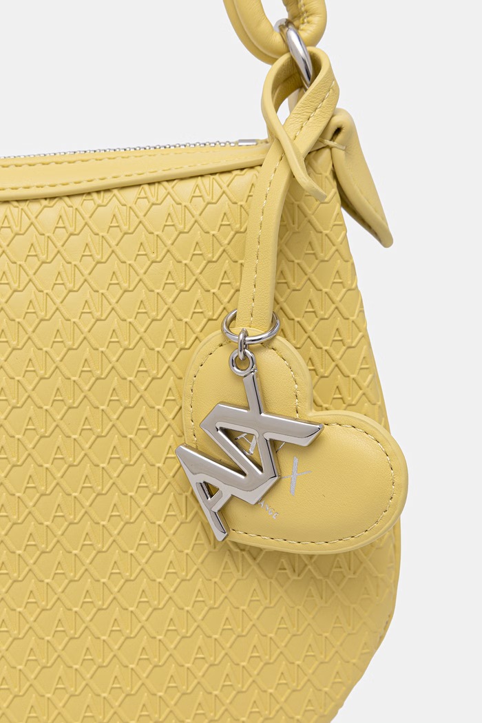 Armani Exchange kabelka dámska z imitácie kože žltá XW002228.AF22632