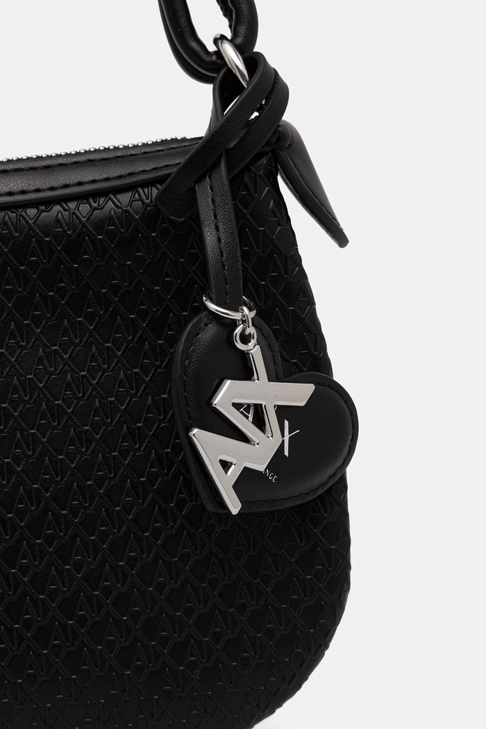 Armani Exchange kabelka dámska z imitácie kože čierna XW002228.AF22632