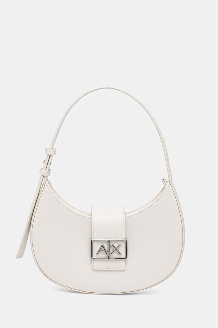 Kabelka Armani Exchange nášivka biela XW002565.AF12039