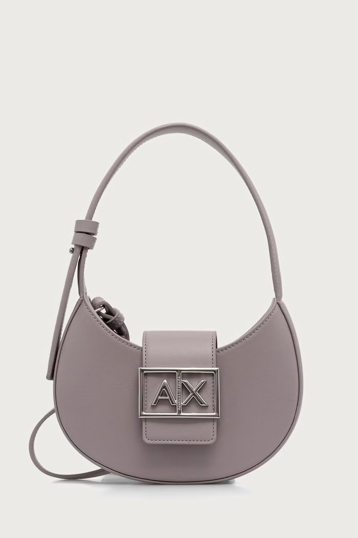 Armani Exchange Torebka crossbody damska z imitacji skóry różowy XW002566.AF12039