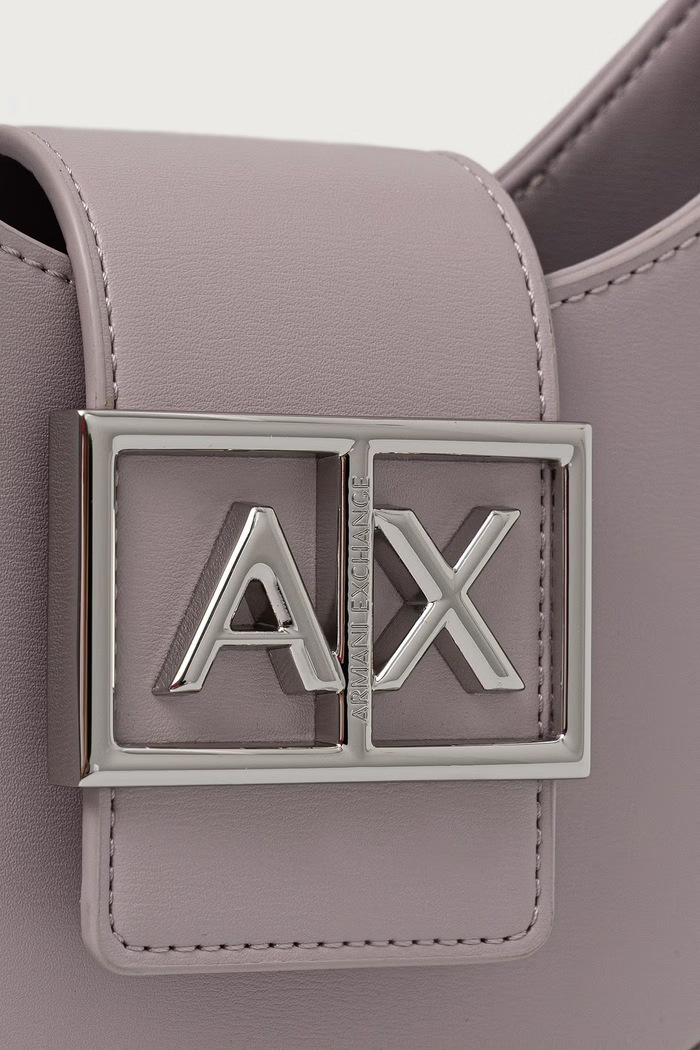 Torebka crossbody damska z imitacji skóry Armani Exchange XW002566.AF12039 różowy