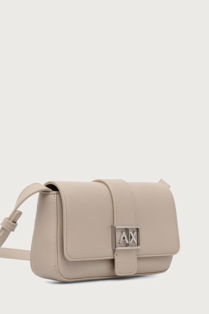 Armani Exchange сумка крос-боді жіноча зі штучної шкіри XW002567.AF12039 бежевий SS26
