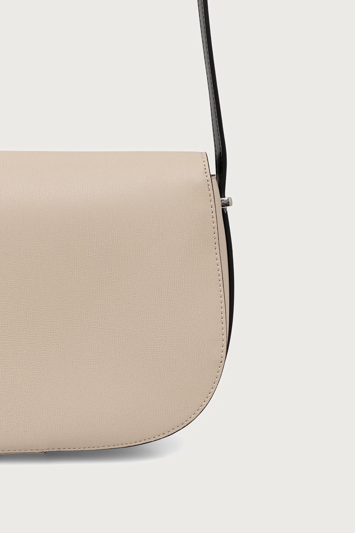 Doplňky Armani Exchange crossbody kabelka dámská z imitace kůže XW002588.AF13672 béžová