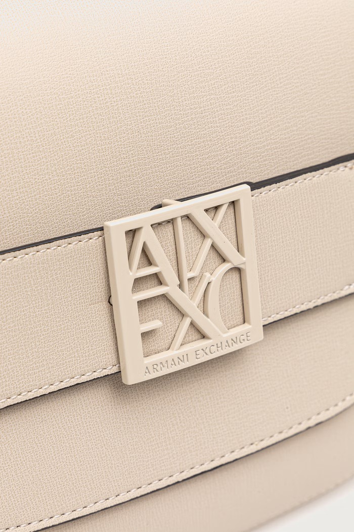 Armani Exchange crossbody kabelka dámská z imitace kůže béžová XW002588.AF13672