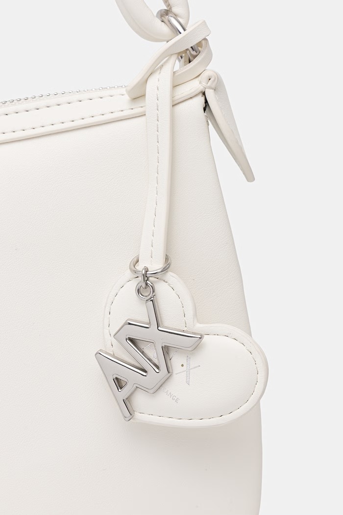 Armani Exchange kabelka dámska z imitácie kože biela XW002593.AF21428