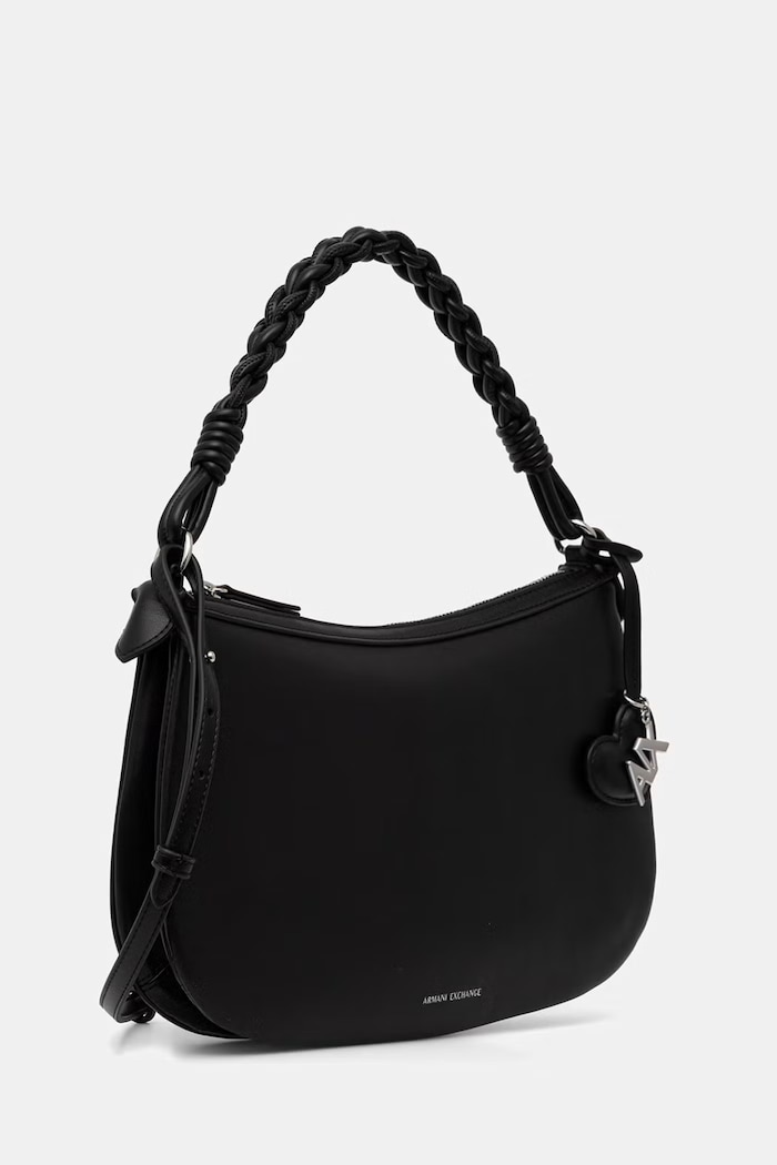 Armani Exchange kabelka dámska z imitácie kože XW002593.AF21428 čierna SS26