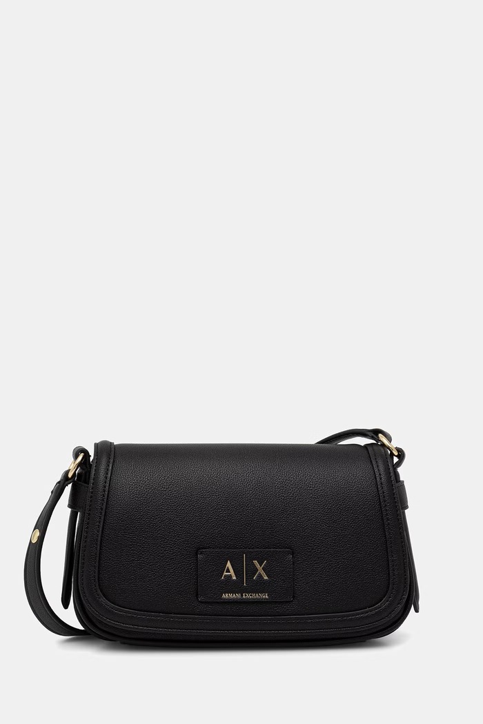 Kabelka Armani Exchange jednofarebný čierna XW002596.AF22649