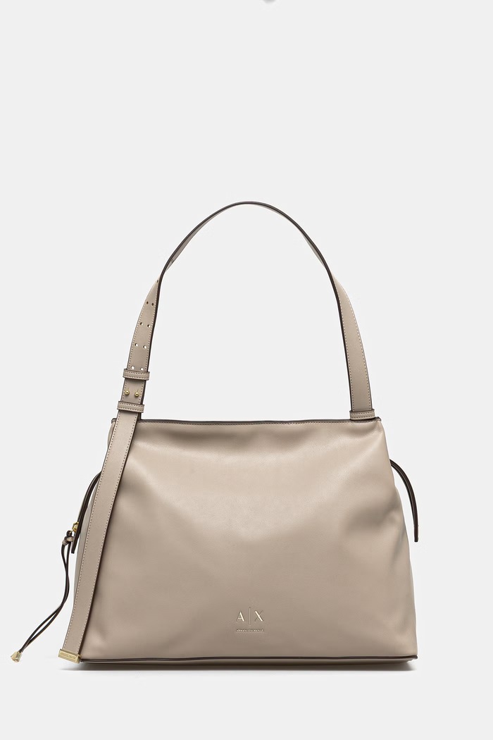 Kabelka Armani Exchange imitácia kože béžová XW002603.AF19902