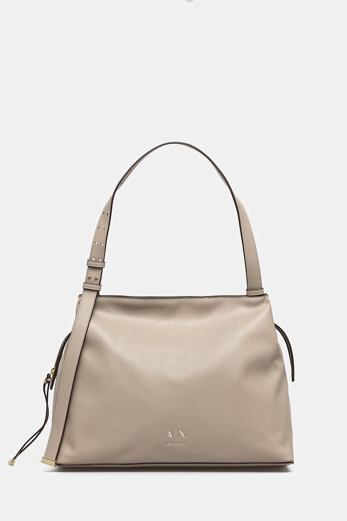 Kabelka Armani Exchange imitácia kože béžová XW002603.AF19902