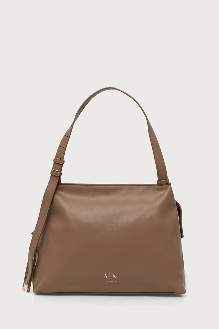 Armani Exchange tote taška dámská z imitace kůže béžová XW002603.AF19902
