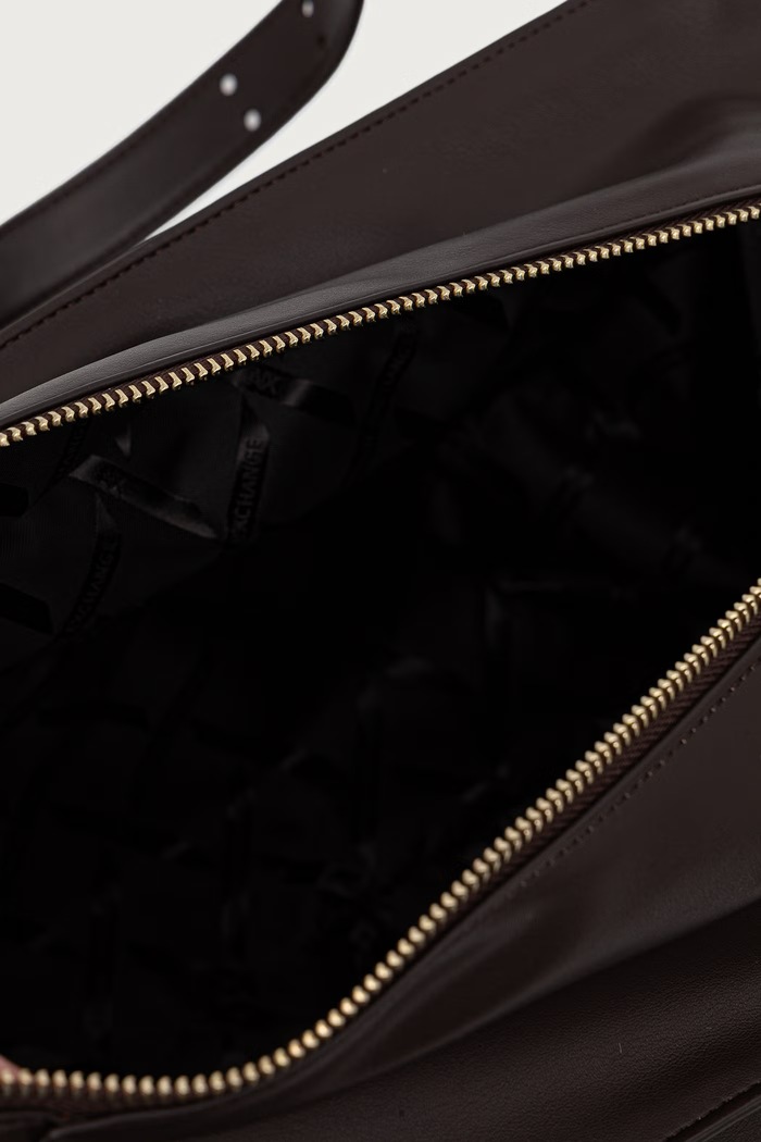 Armani Exchange tote torba ženska iz umetnega usnja XW002603.AF19902 rjava