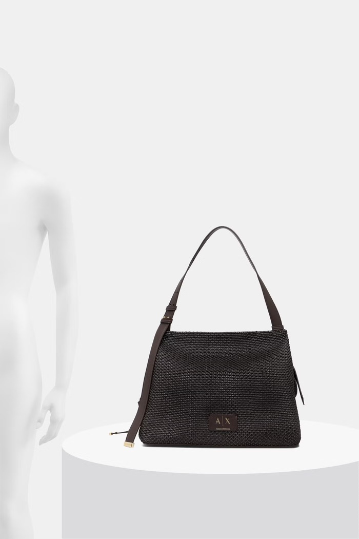 Armani Exchange geantă shopper pentru femei împletită XW002603.AF22683