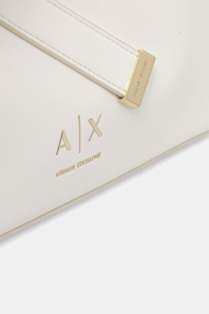 Armani Exchange kabelka dámska z imitácie kože biela XW002604.AF19902