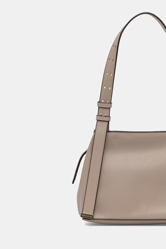 Doplnky Armani Exchange kabelka dámska z imitácie kože XW002604.AF19902 béžová